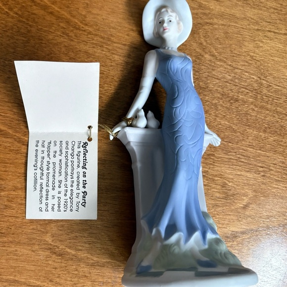 Vintage Porcelain Figurine. “Reflecting on the Party” - Picture 3 of 6
